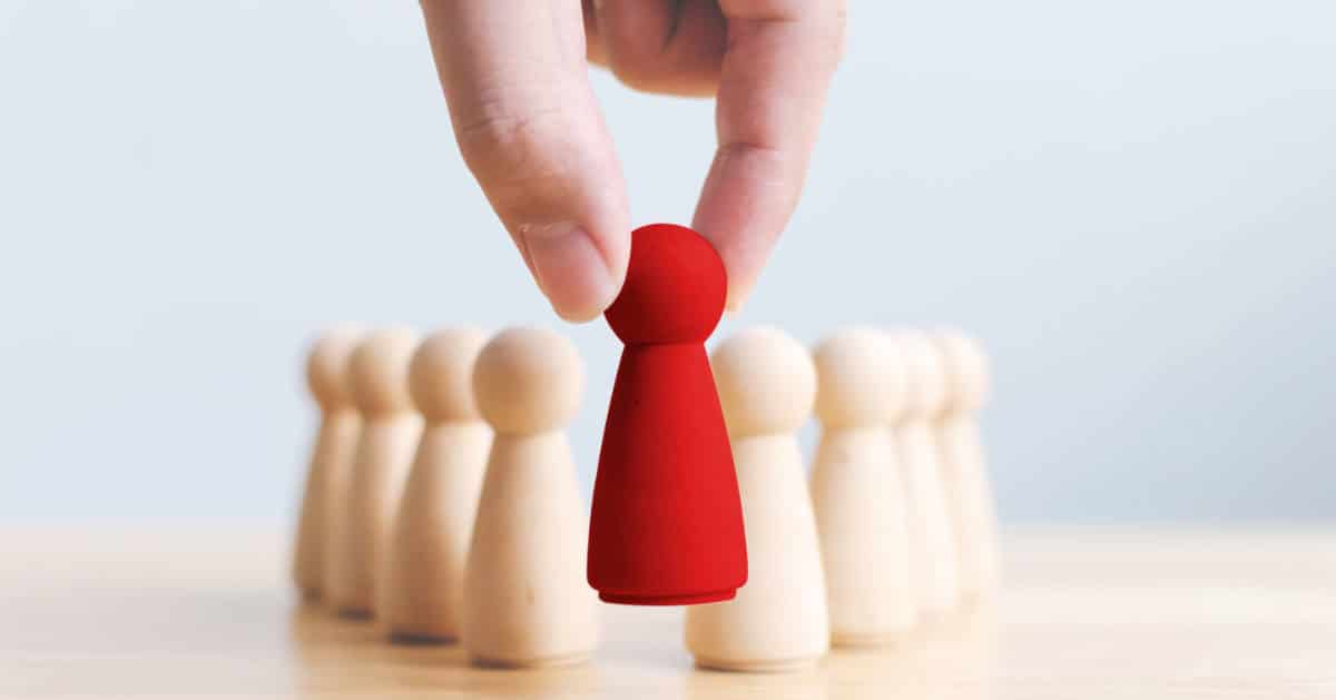 handpick red wooden doll